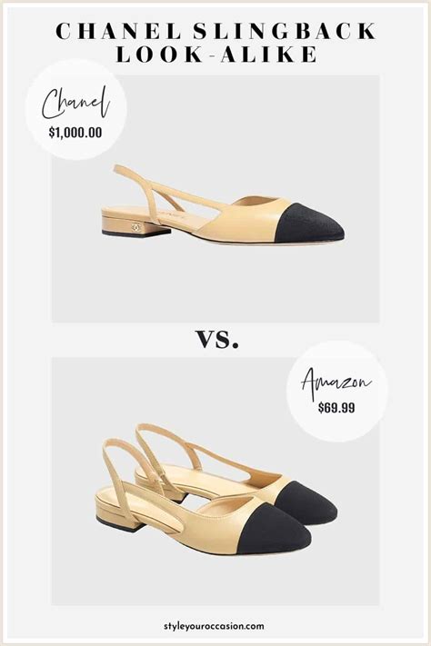 chanel slingback dupe australia|chanel look alike flats.